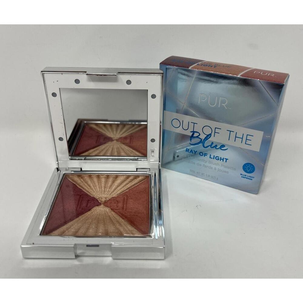 PUR (PUR Minerals) Out Of The Blue Ray of Light Vanity Blush Palette NIB 5g K-16
